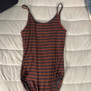 Striped Bodysuit Urban Outfitters